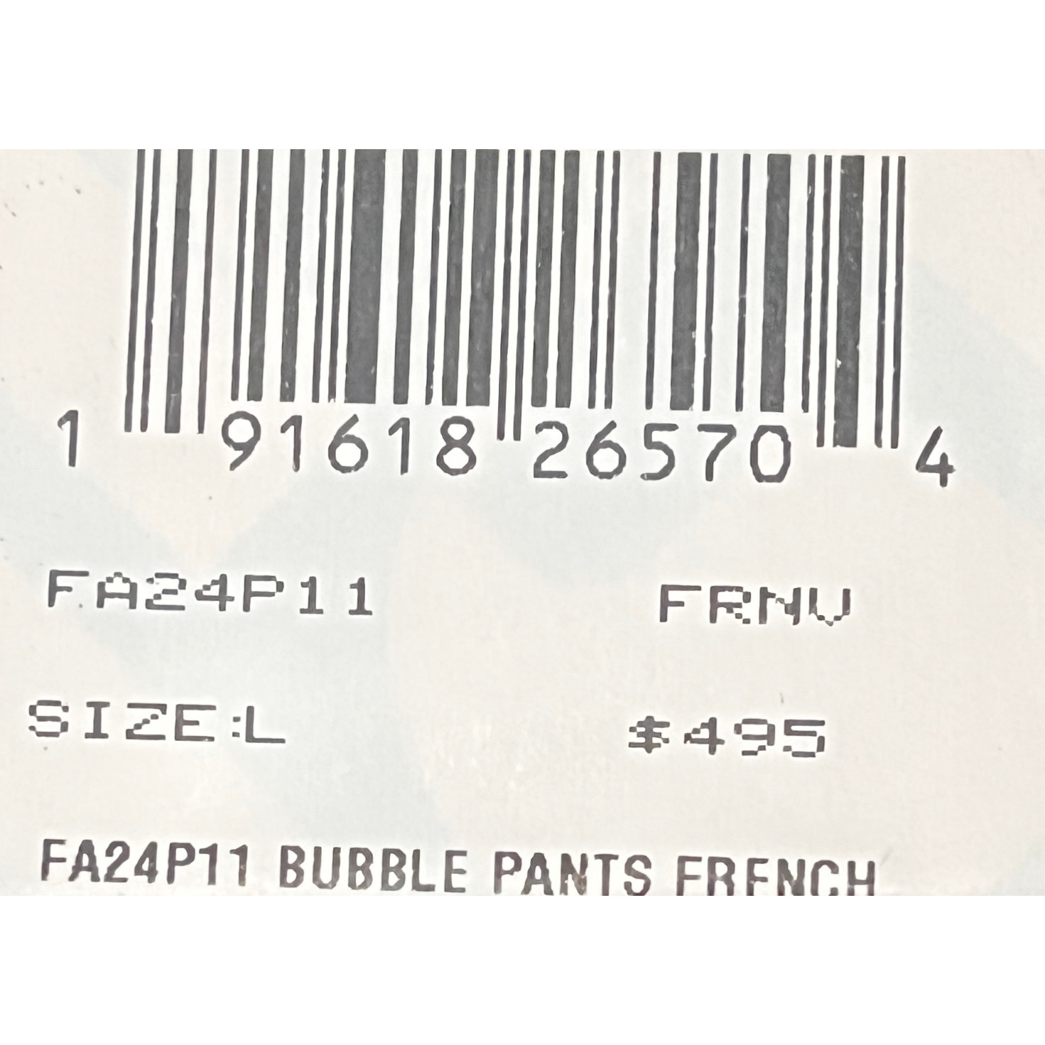 15-90 No Name By Naked Cashmere Nwt $495 Wool Cashmere Knit Bubble Pants Large — image 7 of 7